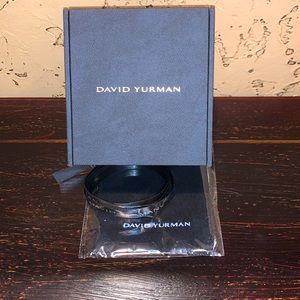 David Yurman bracelet box with cleaning cloth and ribbon